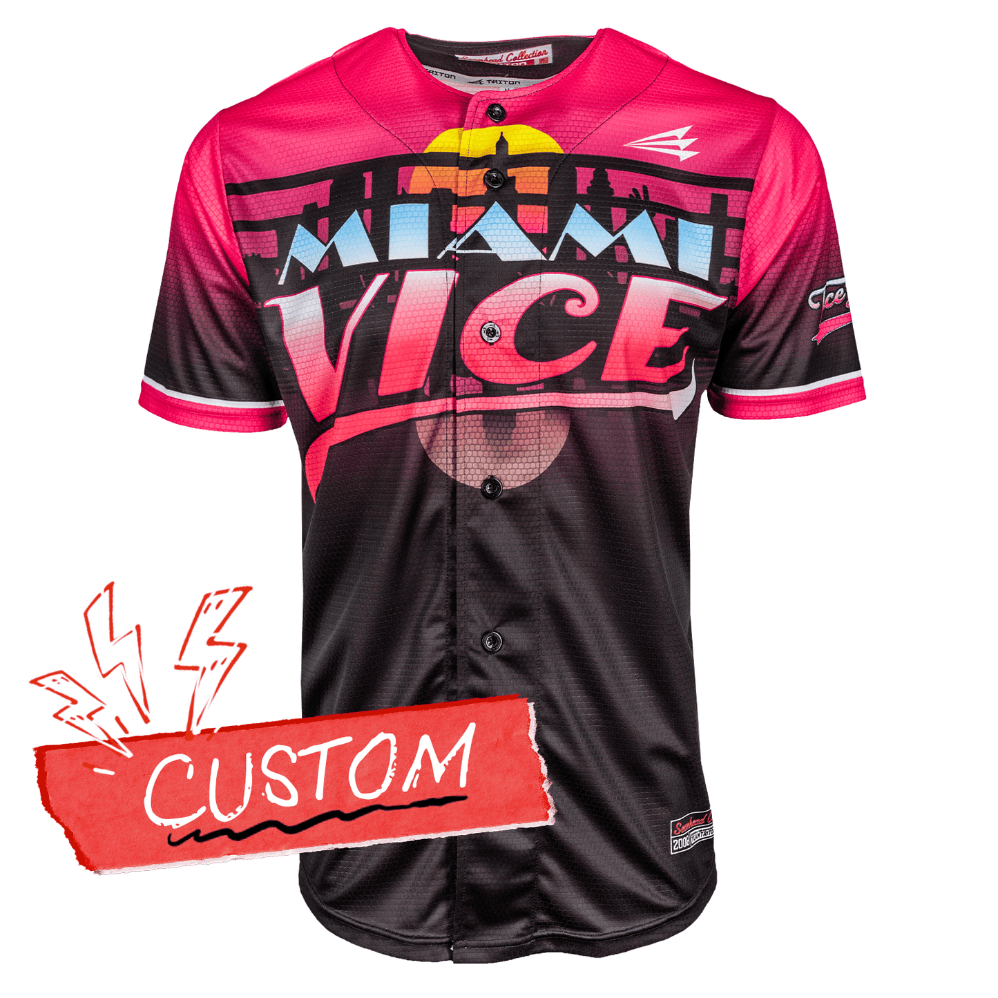 Miami Vice Lifestyle Baseball Jersey *CUSTOM*