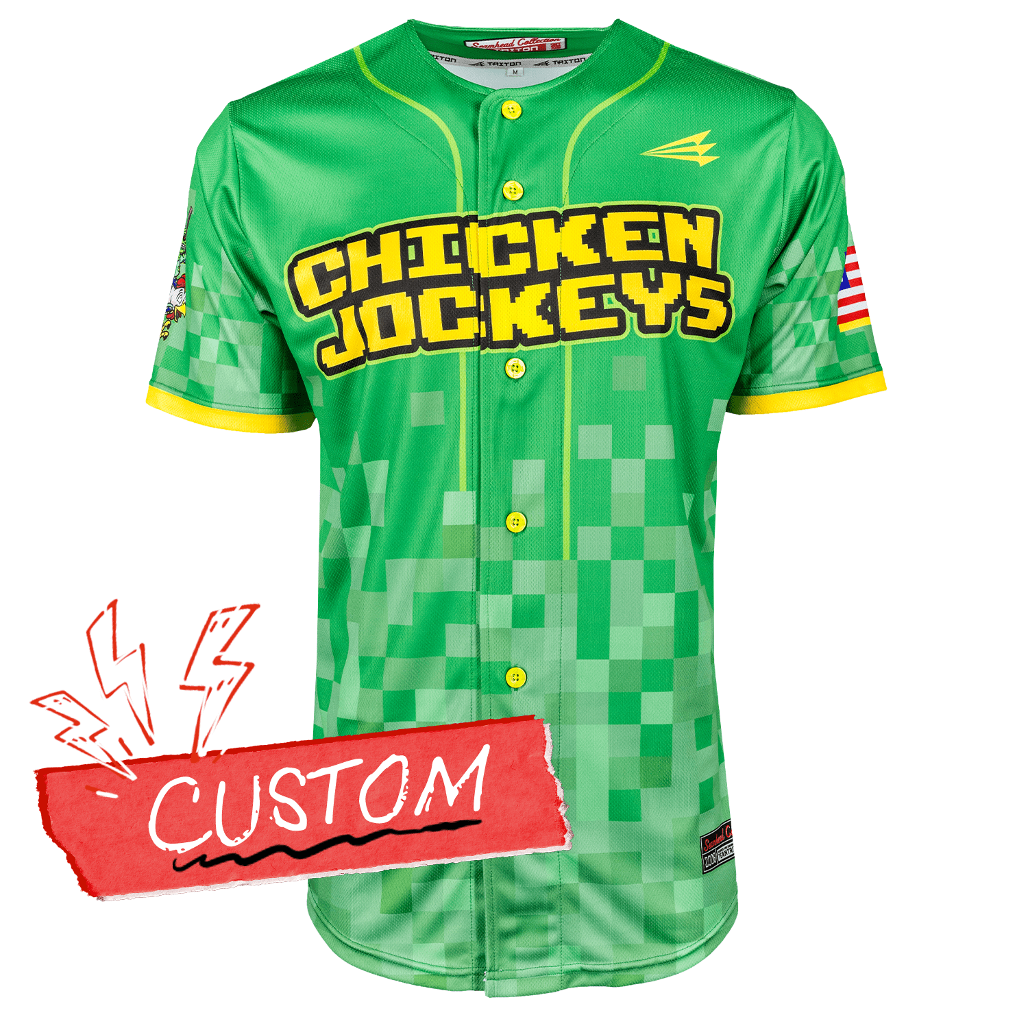 Chicken Jockeys Lifestyle Baseball Jersey *CUSTOM*