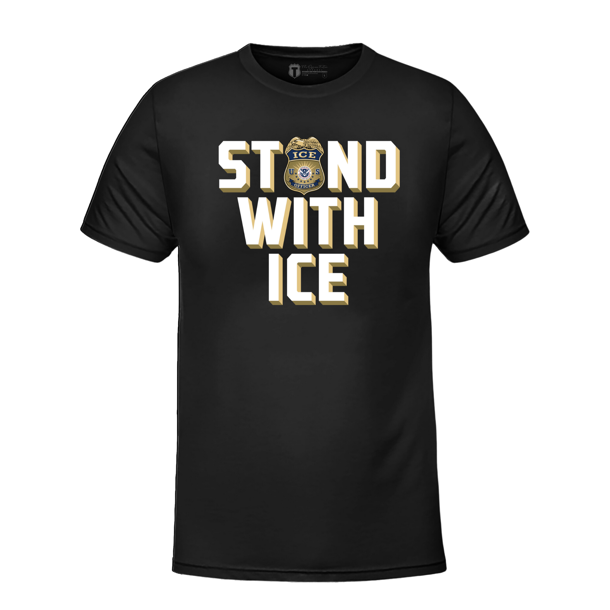Stand With ICE T-Shirt Hoodie, Sweatshirt | WearSparks.com (Image 2)
