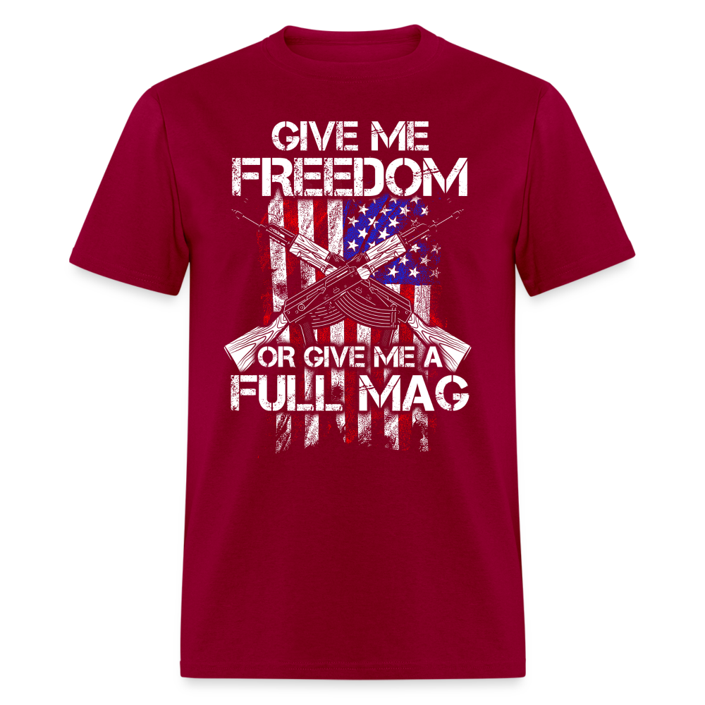 Give Me Freedom Or Give Me A Full Mag T Shirt Hoodie, Sweatshirt | WearSparks.com (Image 2)