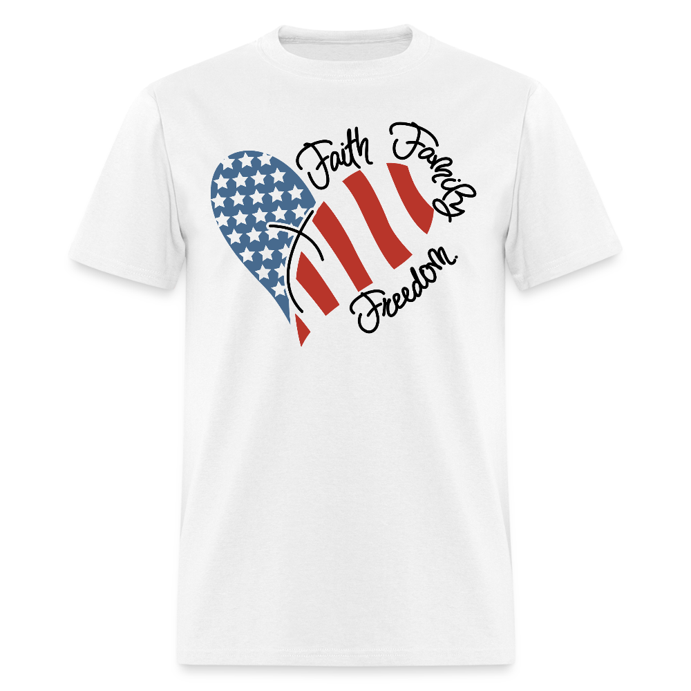 Faith Family Freedom American Flag T Shirt Hoodie, Sweatshirt | WearSparks.com (Image 1)