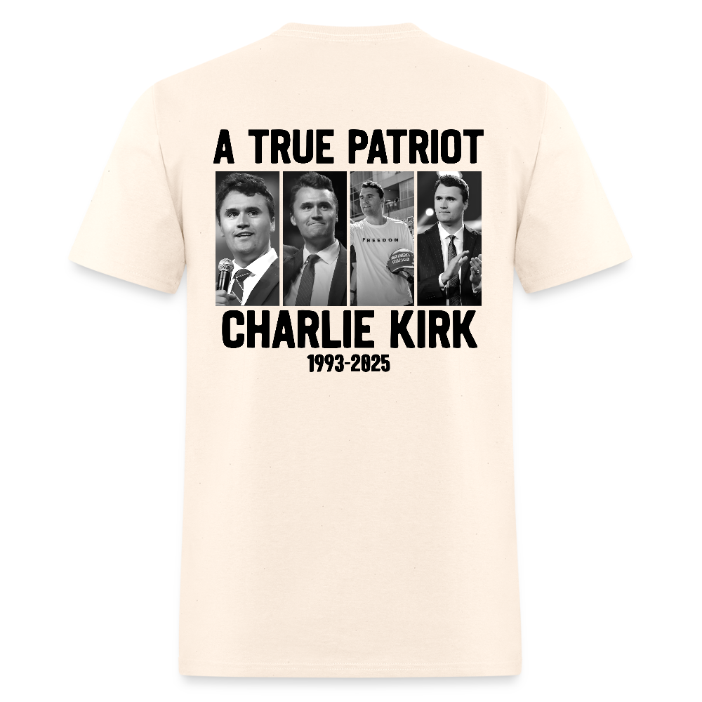 Freedom A True Patriot Charlie Kirk 1993 - 2025 T Shirt Hoodie, Sweatshirt | WearSparks.com (Image 4)