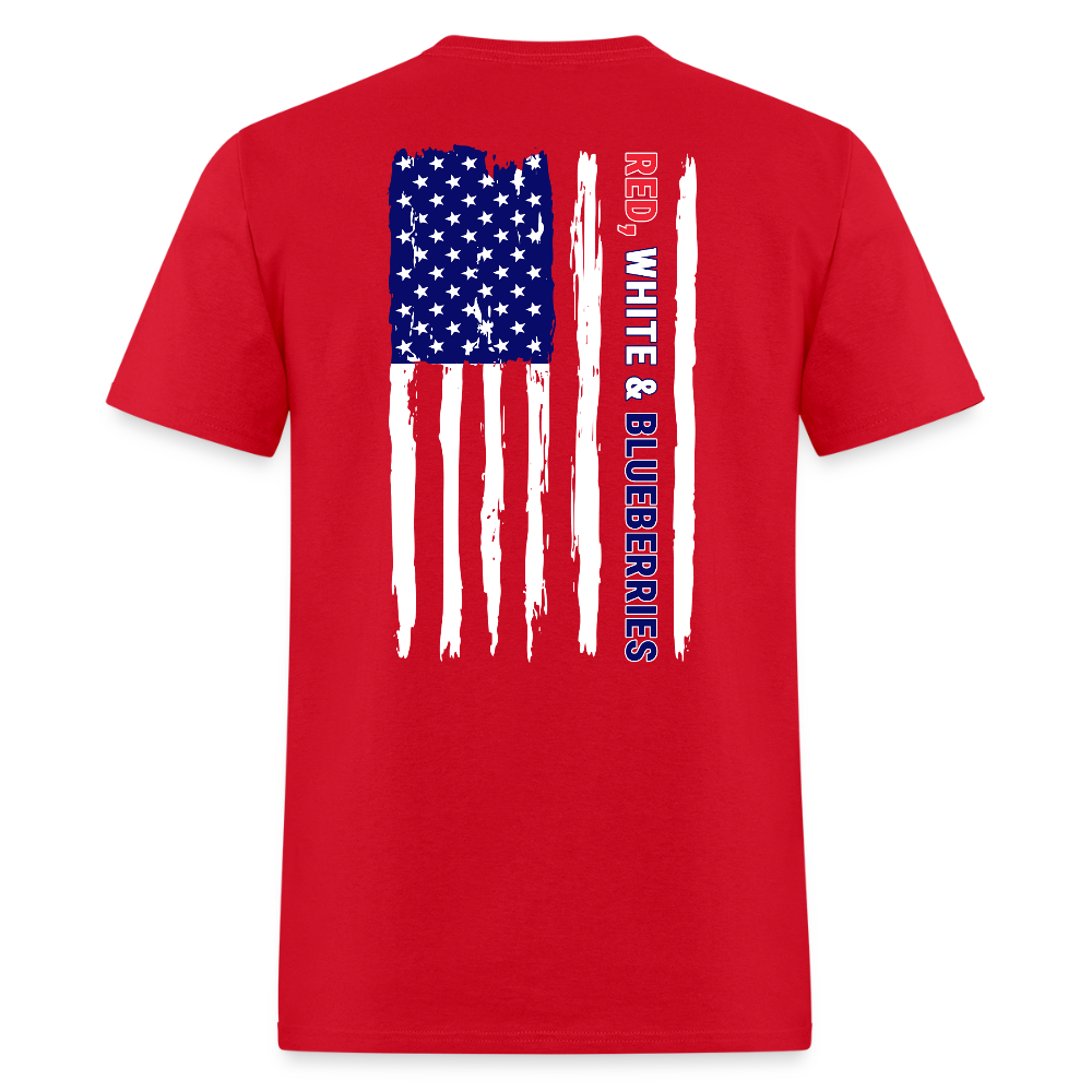 Freedom Charlie Red White and Blueberries US Flag T Shirt Hoodie, Sweatshirt | WearSparks.com (Image 2)