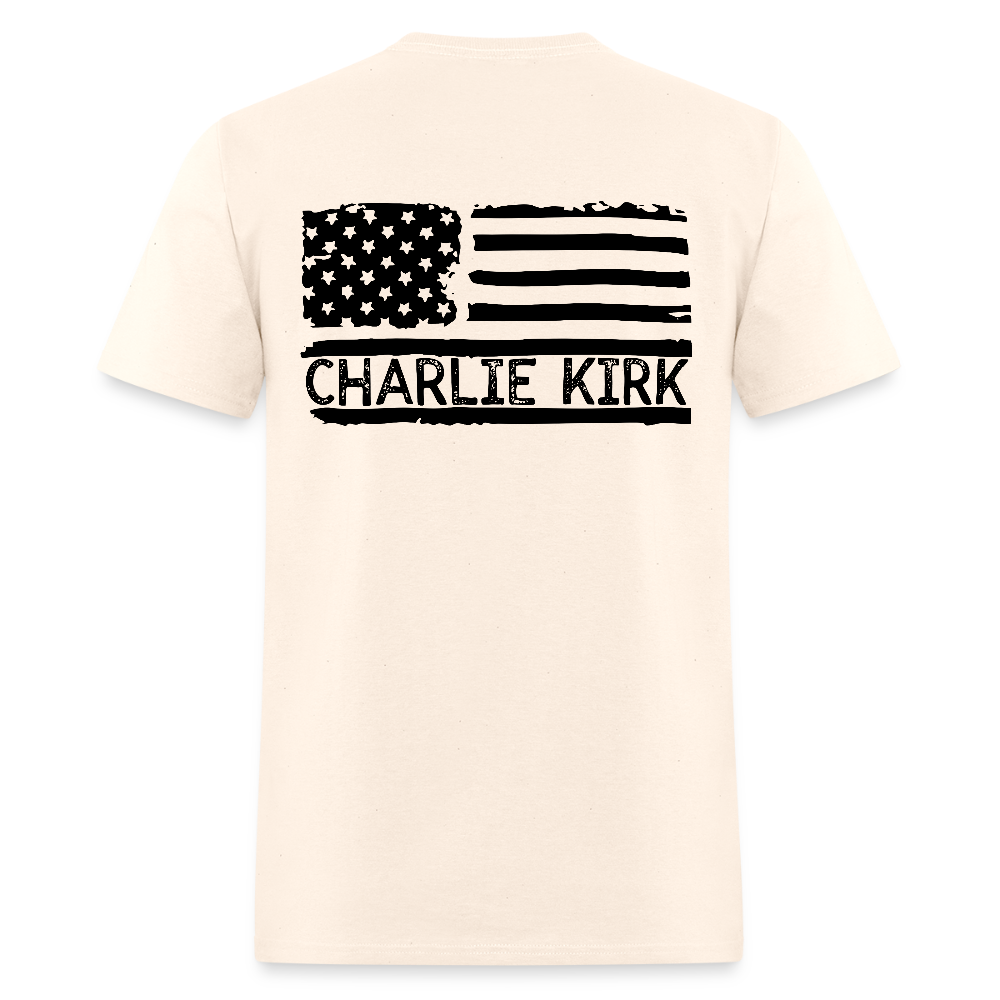Charlie Kirk Freedom American Flag T Shirt Hoodie, Sweatshirt | WearSparks.com (Image 4)