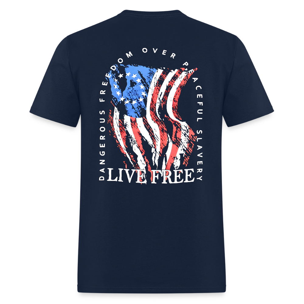 Dangerous Freedom Over Peaceful Slavery Live Free T Shirt Hoodie, Sweatshirt | WearSparks.com (Image 5)