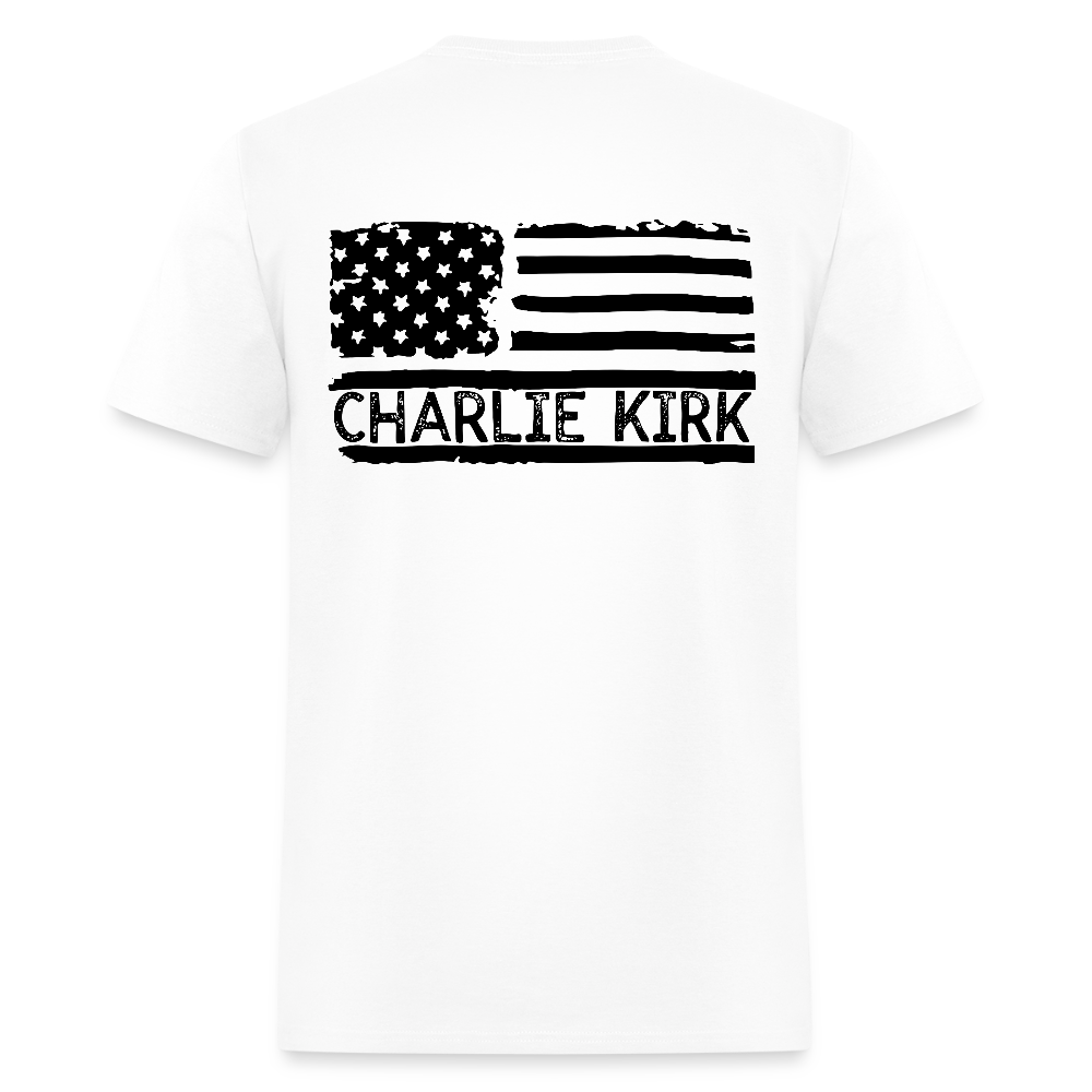 Charlie Kirk Freedom American Flag T Shirt Hoodie, Sweatshirt | WearSparks.com (Image 2)