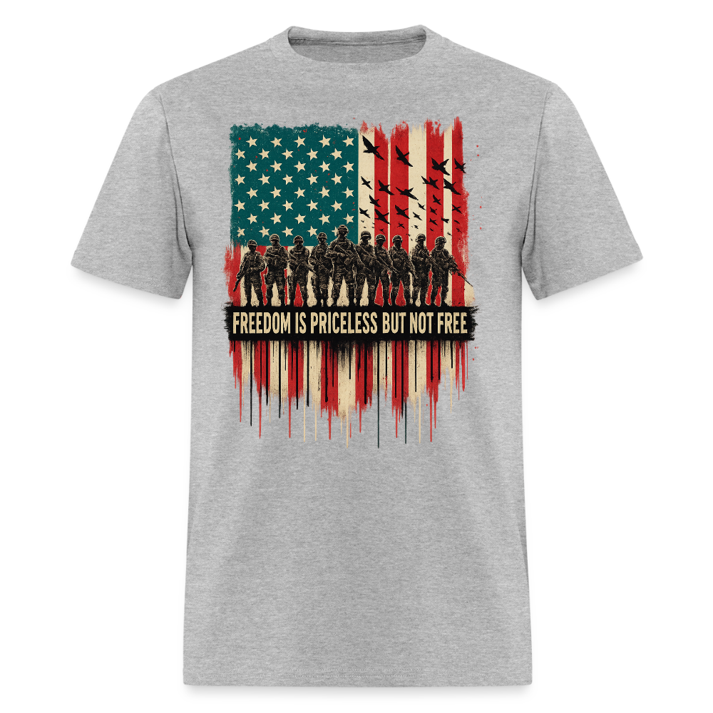 Freedom is Priceless but not Free Veteran T Shirt Hoodie, Sweatshirt | WearSparks.com (Image 3)