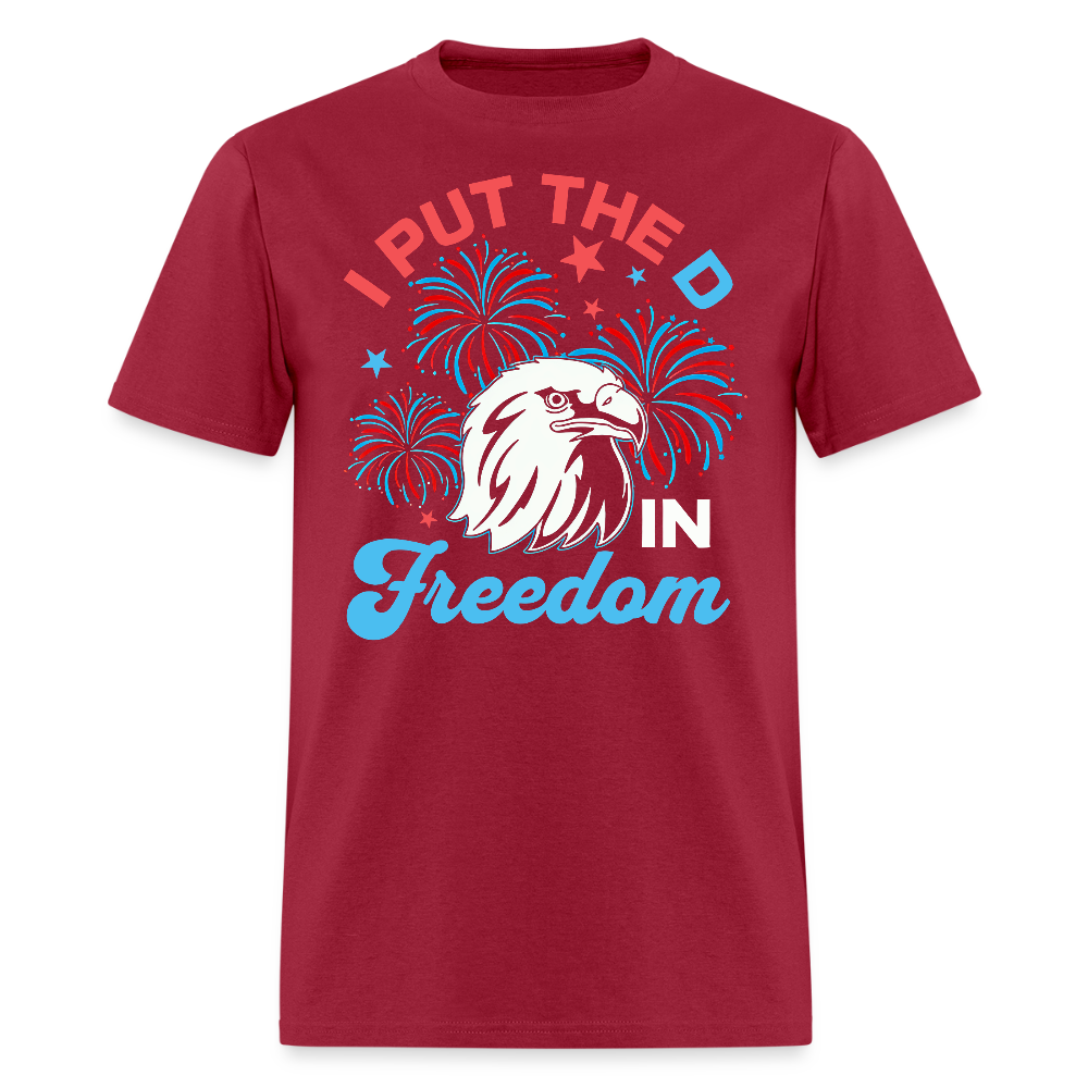 I Put The D In Freedom 4th of July T Shirt Hoodie, Sweatshirt | WearSparks.com (Image 2)
