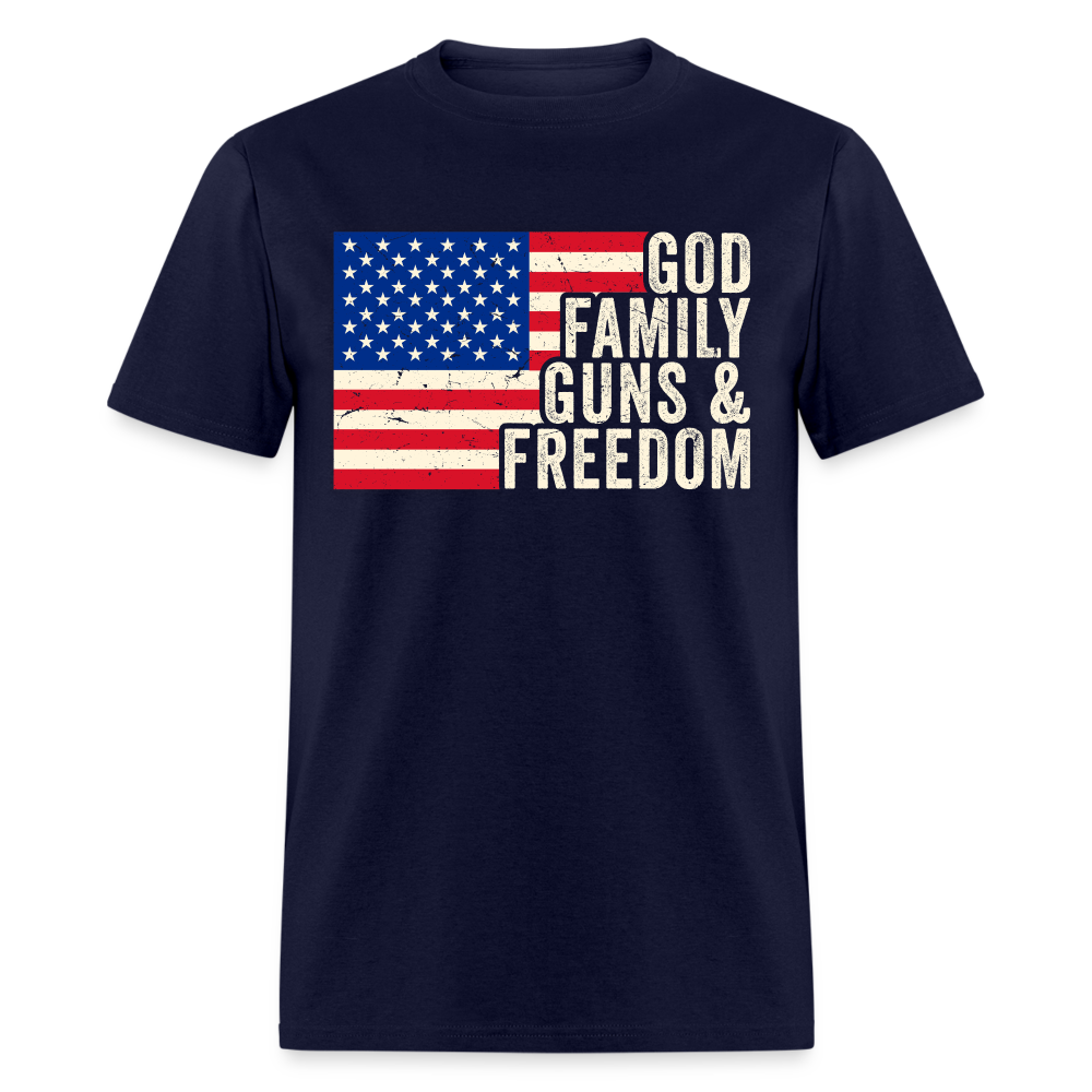 God Family Guns & Freedom T Shirt Hoodie, Sweatshirt | WearSparks.com (Image 3)