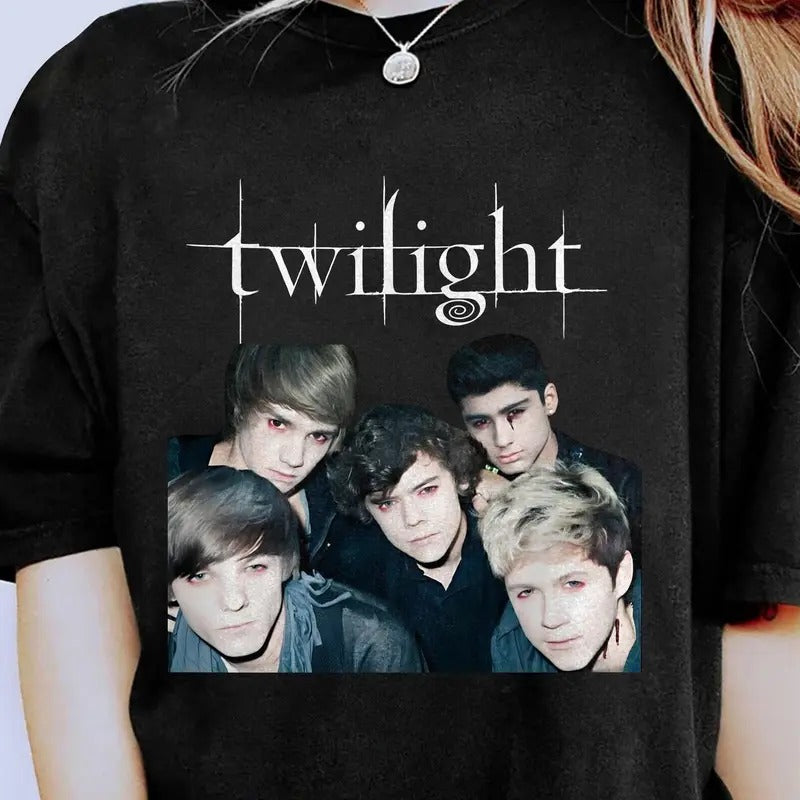 1d as Twilight Shirt the Twilight Saga Edward Cullen , Twilight One Direction , One Direction as Twilight Hoodie, Sweatshirt