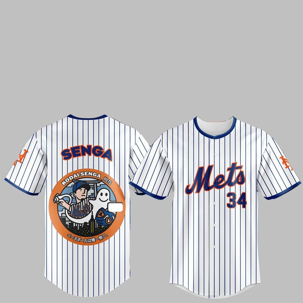 NY Mets Japan Rising Stars Kodai Senga Jersey 2025 - Grishko.com T-Shirts, Hoodie, Sweatshirt | WearSparks.com (Image 2)