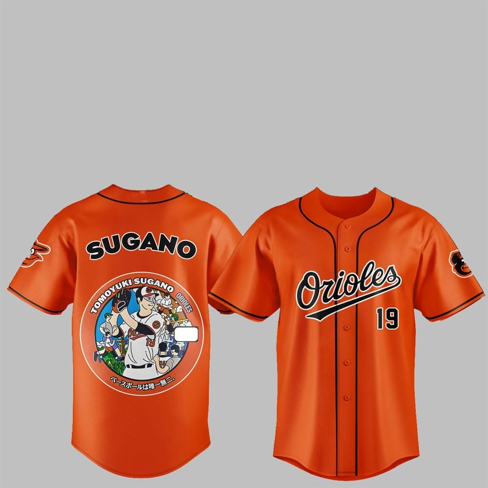 Orioles Japan Rising Stars Tomoyuki Sugano Jersey - Grishko.com T-Shirts, Hoodie, Sweatshirt | WearSparks.com (Image 2)