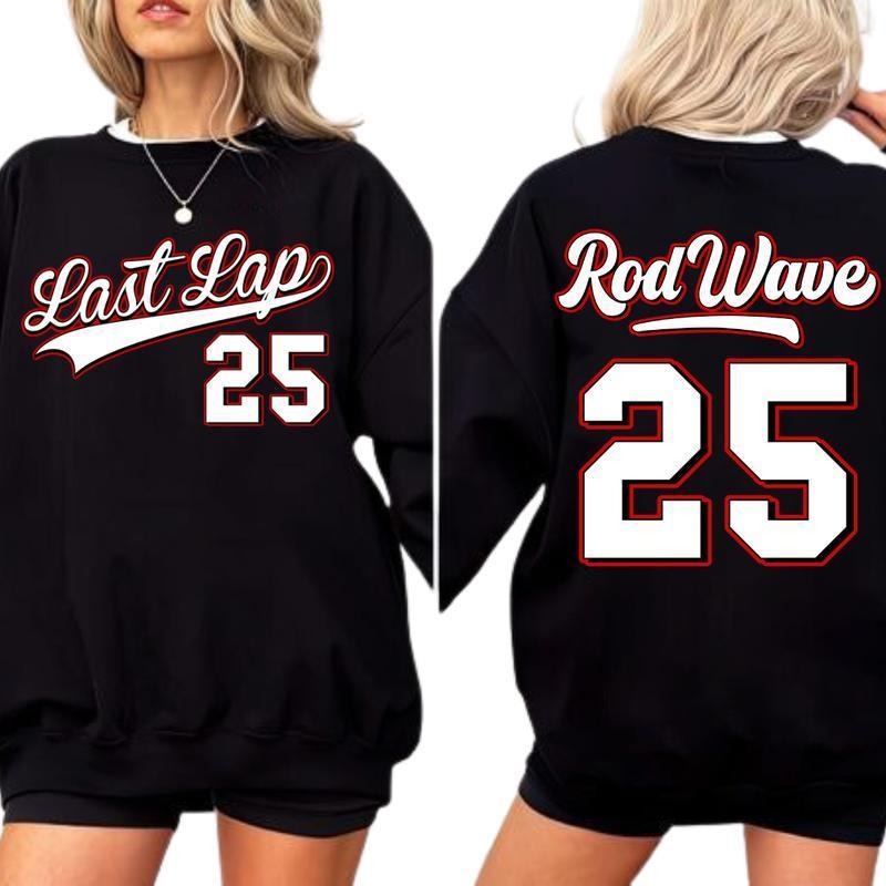 2-Sided Rod Wave Jersey 25 Shirt - Official 2024 Concert Merch, Last Lap Song T-shirt, Sweatshirt, Hoodie | WearSparks.com