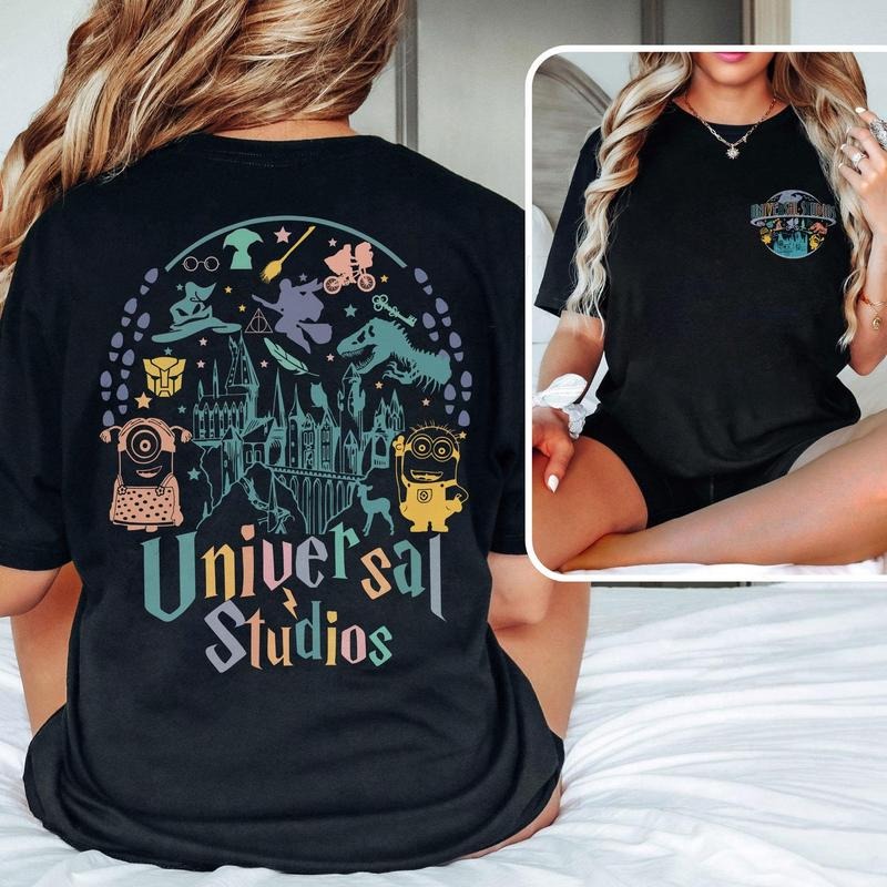 2 Sided Univ.ersal Studios Tshirt Sweatshirt, Un.iversal Studios Shirt, Trip Shirt, Family Vacation Shirt Hoodie