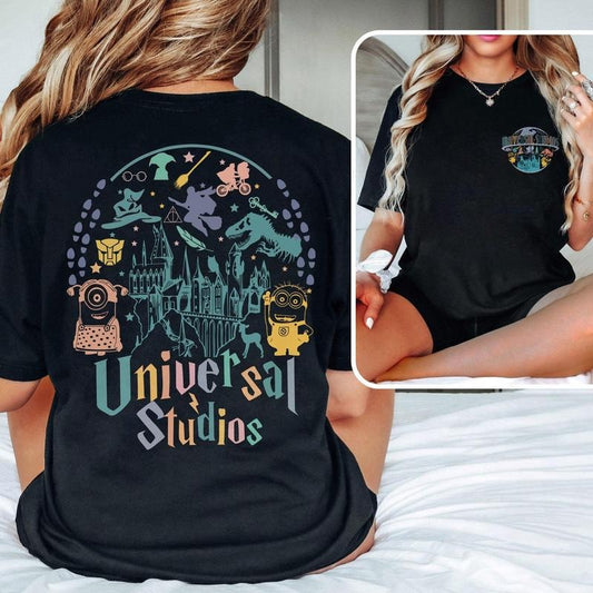 2 Sided Univ.ersal Studios Tshirt Sweatshirt, Un.iversal Studios Shirt, Trip Shirt, Family Vacation Shirt Hoodie
