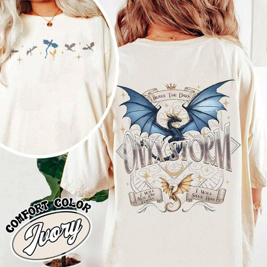 2-Sided, Fourth Wing Shirt,Basgiath War College Book shirt,Violet Sorrengail Tairn Shirt,Broccoli Onyx Storm Shirt, Xaden...
