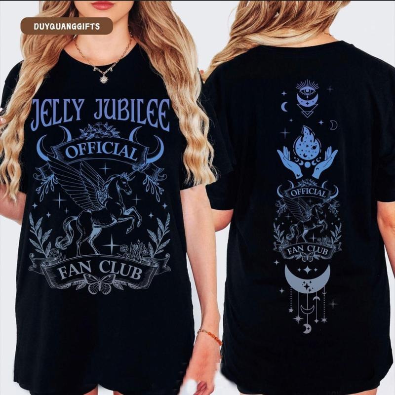 2 Sided, Jelly Jubilee Crescent City SVG, Jelly Jubilee Fan Club PNG, Fantasy Bookish, Bryce Quinlan Shirt Design, SJM...