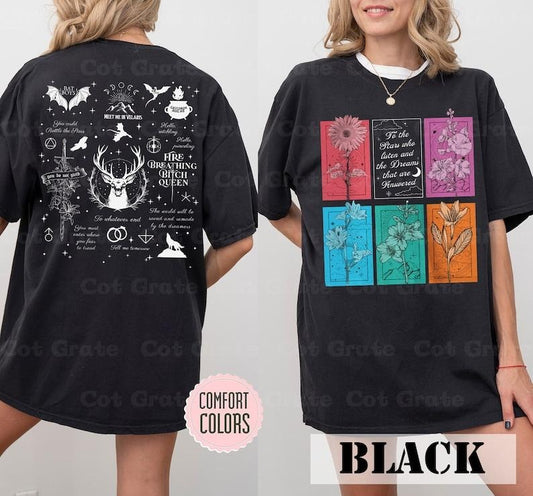 2 Slide Design, ACOTAR Quote T-Shirt