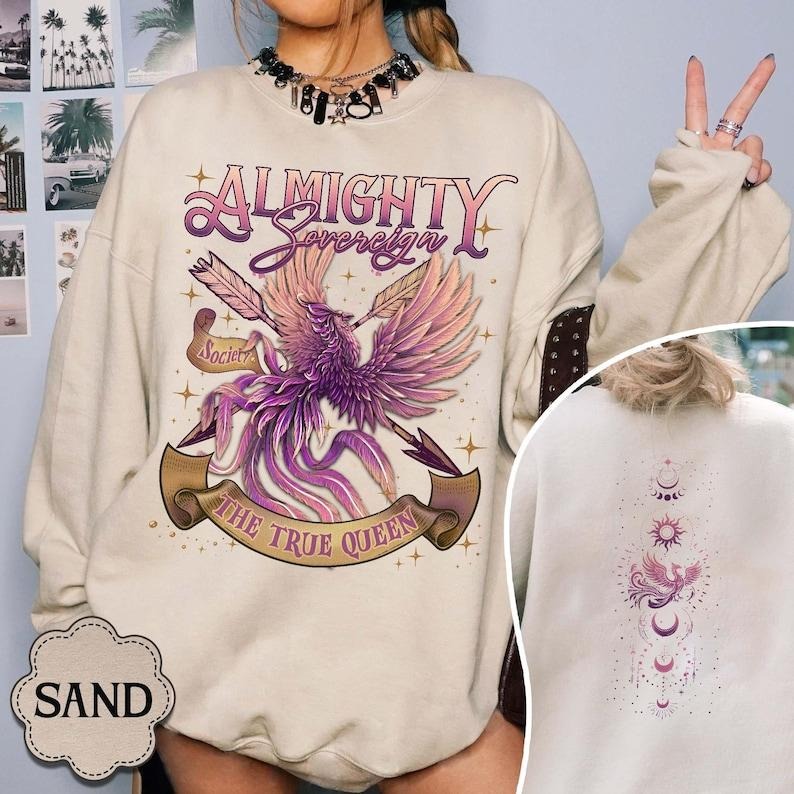 2 Slide Design, Almighty Sovereign Society Sweatshirt Shirt, Zodiac Academy Alumni Shirt, Celestial Heirs T-Shirt, Zodiac...