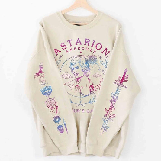 2 Slide Design, Baldurs Gate 3 Astarion Sweatshirt, Astarion Sweatshirt, Astarion Rogue,Video Game Shirt,Astarion Vamp...
