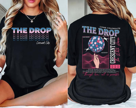 2 Slide Design, Crescent City Book T-Shirt, Smut Reader Gift, BookTok Merch, Crescent City Light It Up Tee, Crescent City...