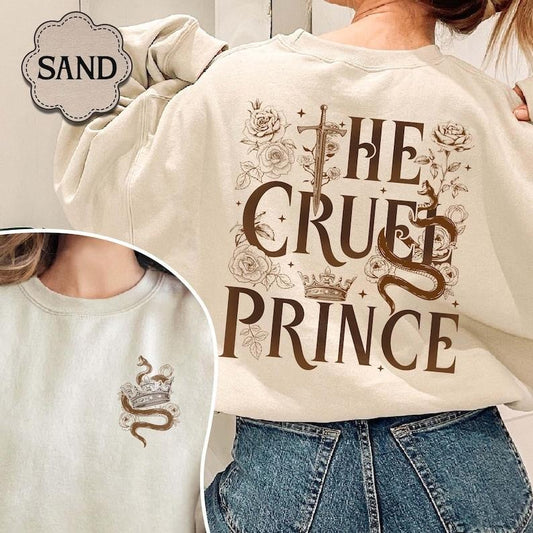 2 Slide Design, The Cruel Prince Sweatshirt, the Folk of the Air Shirt, Cardan Greenbriar Shirt, Jude and Cardan Shirt,...
