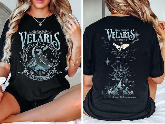 2 Slide Design, Velaris City Of Starlight  Shirt, A Court of Thorns And Roses Shirt, Night Court Acotar, Acotar Shirt,...