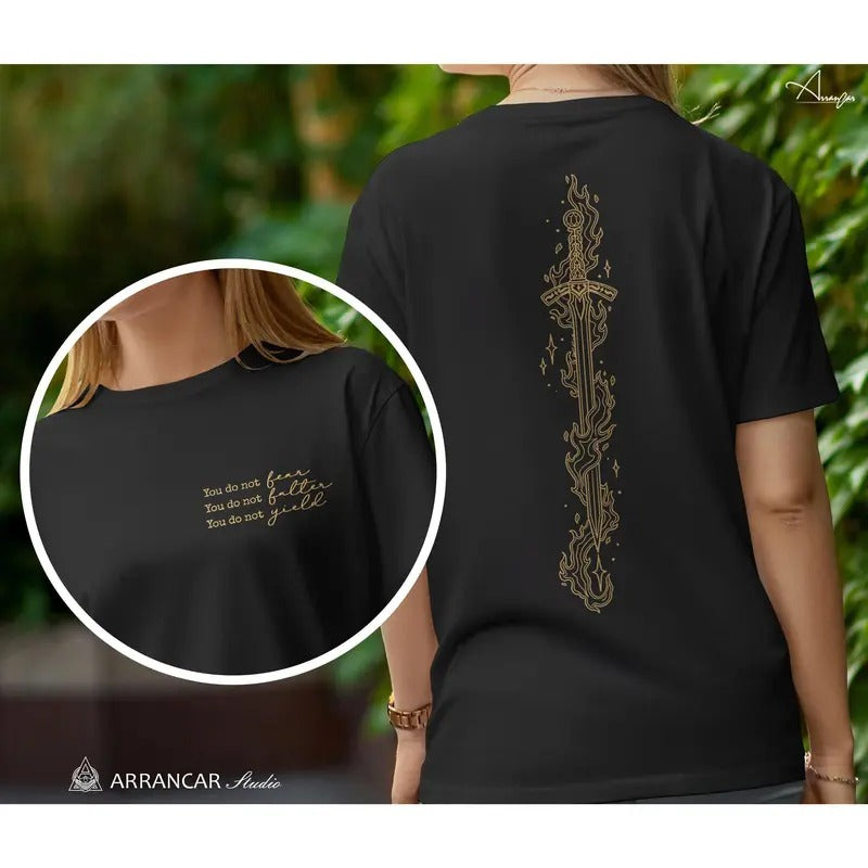 2 Slide, ACOTAR Velaris shirt, You do not yield t-shirt, SJM quotes t-shirt, SJM Shirt, A Court of Thorns and Roses...
