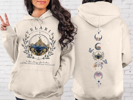 2 Slide, Velaris Sweatshirt and Hoodie, A Court of Thorns And Roses Sweatshirt, Acotar Sweatshirt, Velaris Crewneck,...