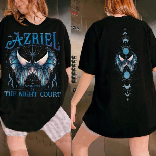 2 Slides, Commander Of The Night Court T-Shirt | Azriel T-Shirt  | Bat Boys T-Shirt  | Acotar Graphic Desing | Court...
