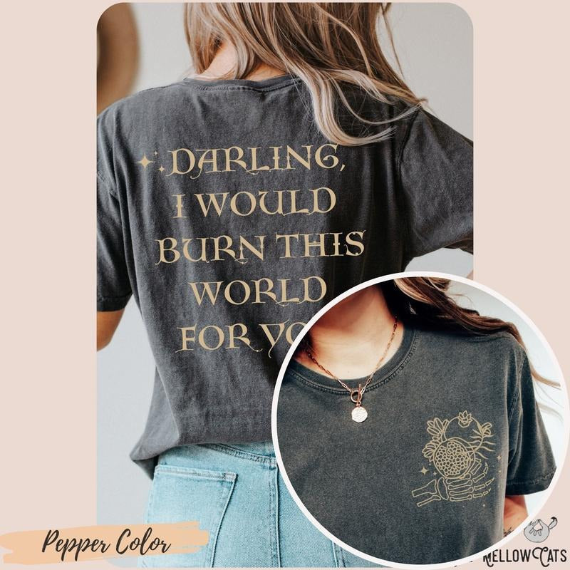 2 slide design,Persephone and Hades T-shirt Persephone's Pomegranate tee, Dark Light Academia shirt, Greek Mythology...