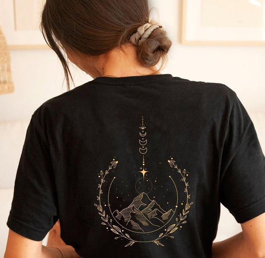 2 slides, SJM - two side Velaris t-shirt, Feyre's Tattoo ACOTAR, Bookish shirt, Bibliophile, SJM merch, A court of throns...