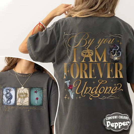 2 slides, The Cruel Prince T-Shirt, by You I Am Forever Undone Shirt, Jude Duarte and Cardan Greenbriar, the Folk of the...
