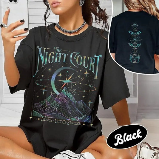 2 slides, Velaris The Night Court Acotar  Shirt, Velaris The Night Court Shirt, Court Of Dreams, Inner Circle Acotar Tee...