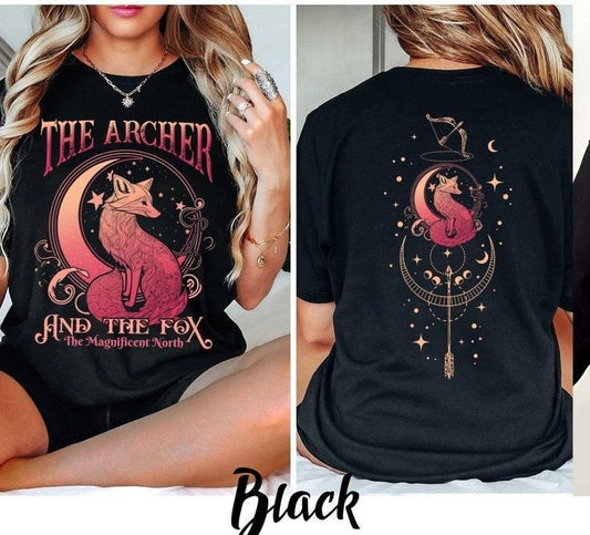 2 slides, Vintage Ballad Of The Archer And The Fox tshirt, Once Upon A Broken Heart tshirt, The Archer And The Fox Shirt,...