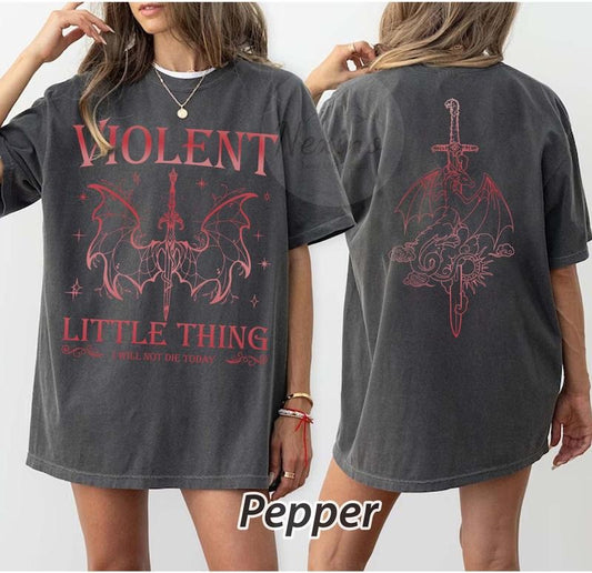 2 slides, Violet Apothecary T-Shirt, Basgiath War College Merch, Fourth Wing Shirts, Riders Quadrant, Bookish Tee, Gift...