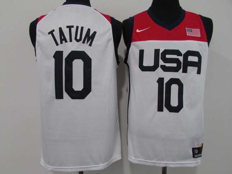 2021 USA Tokyo Summer Olympics #10 Jayson Tatum Style 1