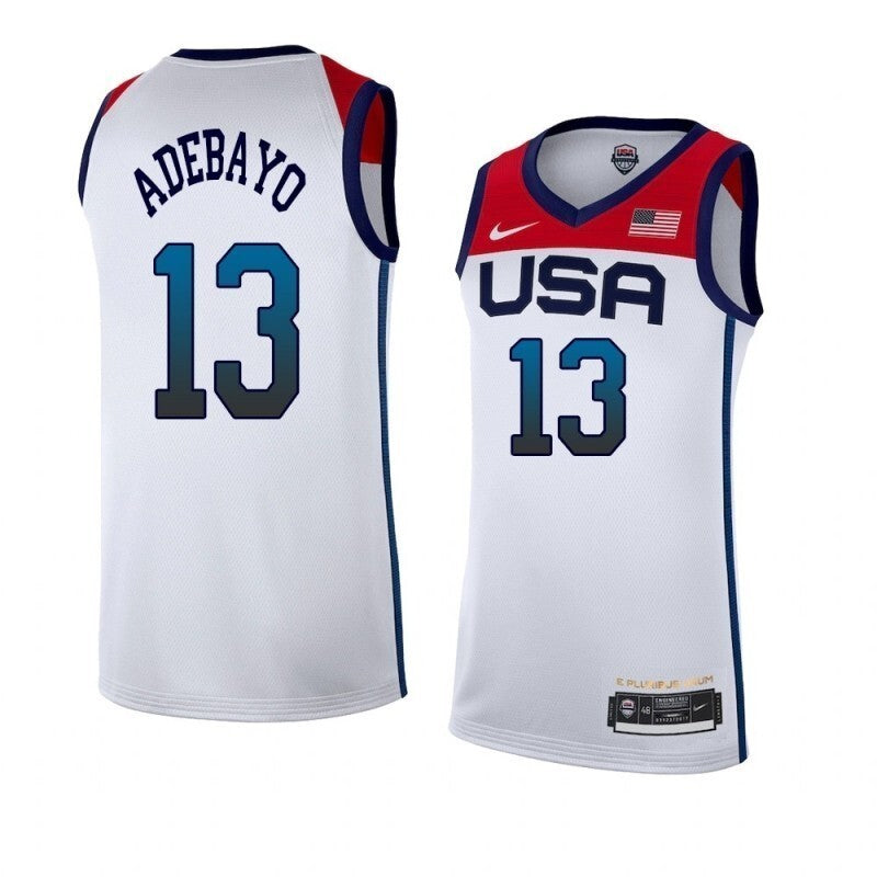 2021 USA Tokyo Summer Olympics #13 Bam Adebayo Style 1
