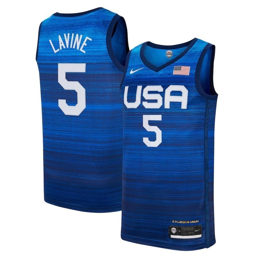 2021 USA Tokyo Summer Olympics #5 Zach LaVine