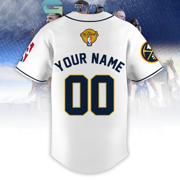 2023 NBA Finals Champions White Design Baseball Jersey