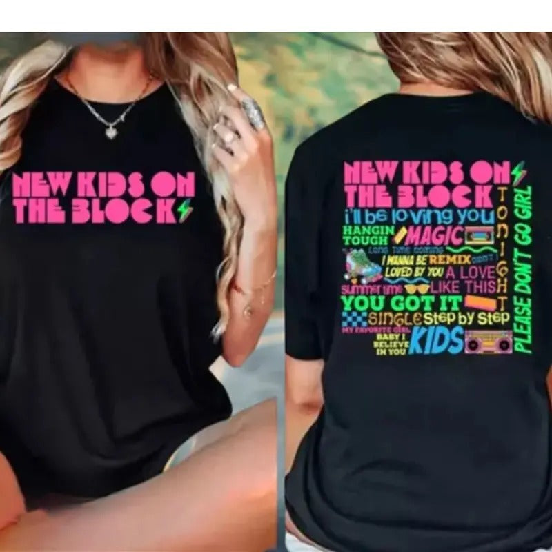 2024 Tour New Kids Block Magic Summer T-Shirt,  Nkotb 40th Anniversary Unisex tee, Gift for fan shirt Hoodie, Sweatshirt