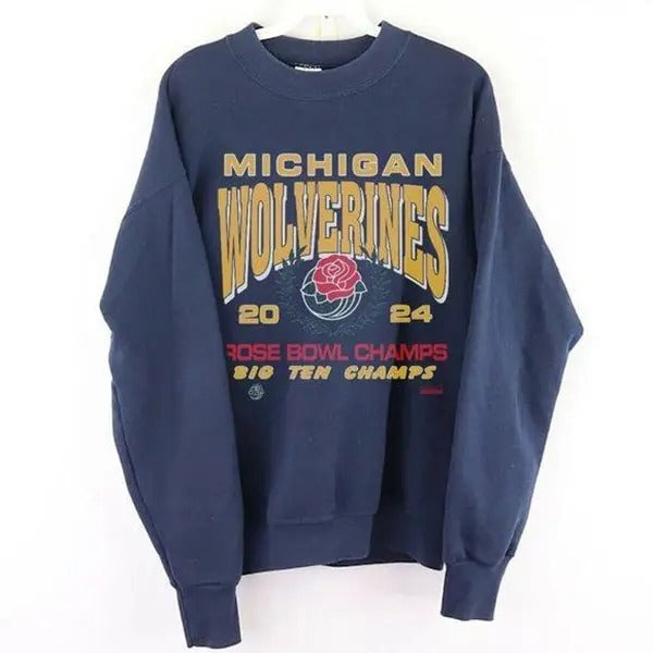 2024 University of Michigan Wolverines R0se B0wl Champs Football Sweatshirt Gift Fans T-Shirts, Hoodie | WearSparks.com