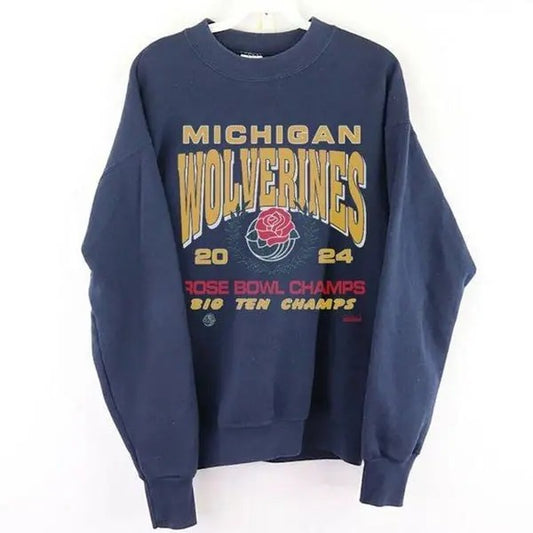 2024 University of Michigan Wolverines R0se B0wl Champs Football Sweatshirt Gift Fans T-Shirts, Hoodie | WearSparks.com