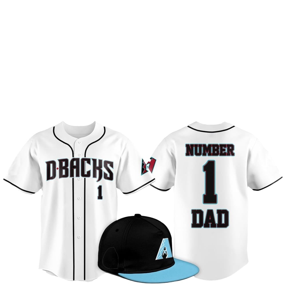 2025 Arizona Diamondbacks Father Day Number 1 Dad Baseball Jersey - Grishko.com T-Shirts, Hoodie, Sweatshirt | WearSparks.com