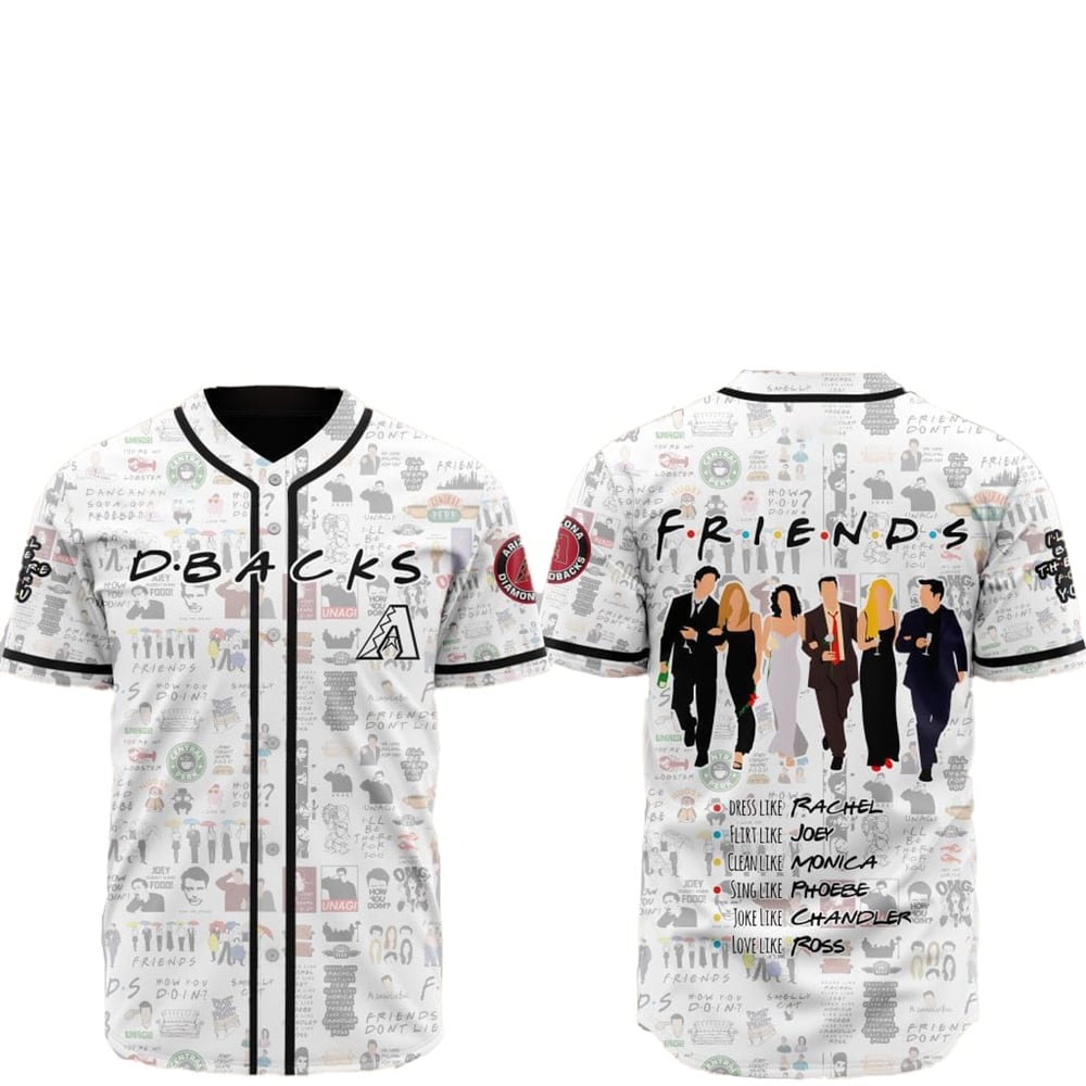 2025 Arizona Diamondbacks Friends Baseball Jersey - Grishko.com T-Shirts, Hoodie, Sweatshirt | WearSparks.com