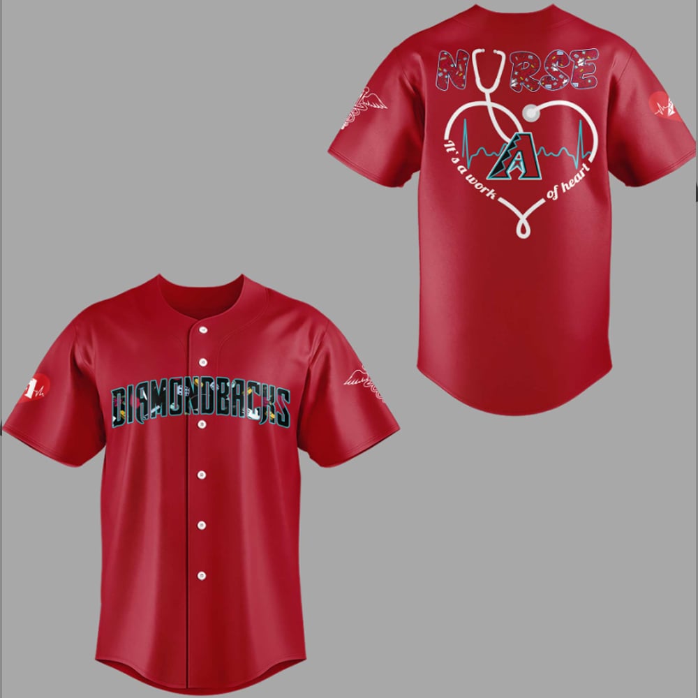 2025 Arizona Diamondbacks NURSES NIGHT Jersey - Grishko.com T-Shirts, Hoodie, Sweatshirt | WearSparks.com (Image 1)