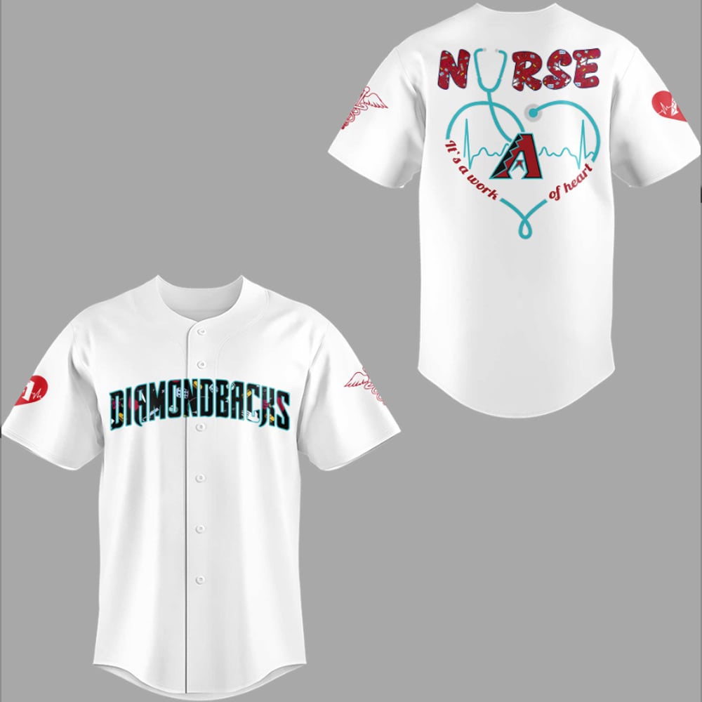 2025 Arizona Diamondbacks NURSES NIGHT Jersey - Grishko.com T-Shirts, Hoodie, Sweatshirt | WearSparks.com (Image 2)