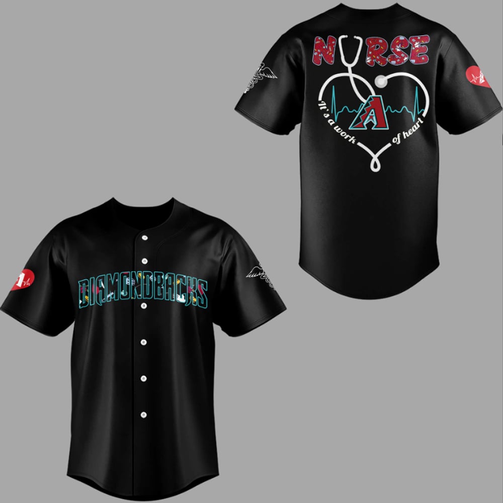 2025 Arizona Diamondbacks NURSES NIGHT Jersey - Grishko.com T-Shirts, Hoodie, Sweatshirt | WearSparks.com (Image 3)