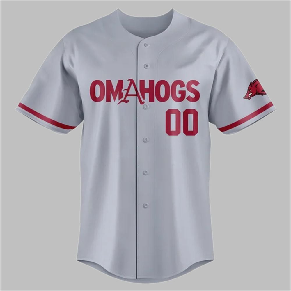2025 Arkansas Baseball Omahogs Jersey - Grishko.com T-Shirts, Hoodie, Sweatshirt | WearSparks.com (Image 4)