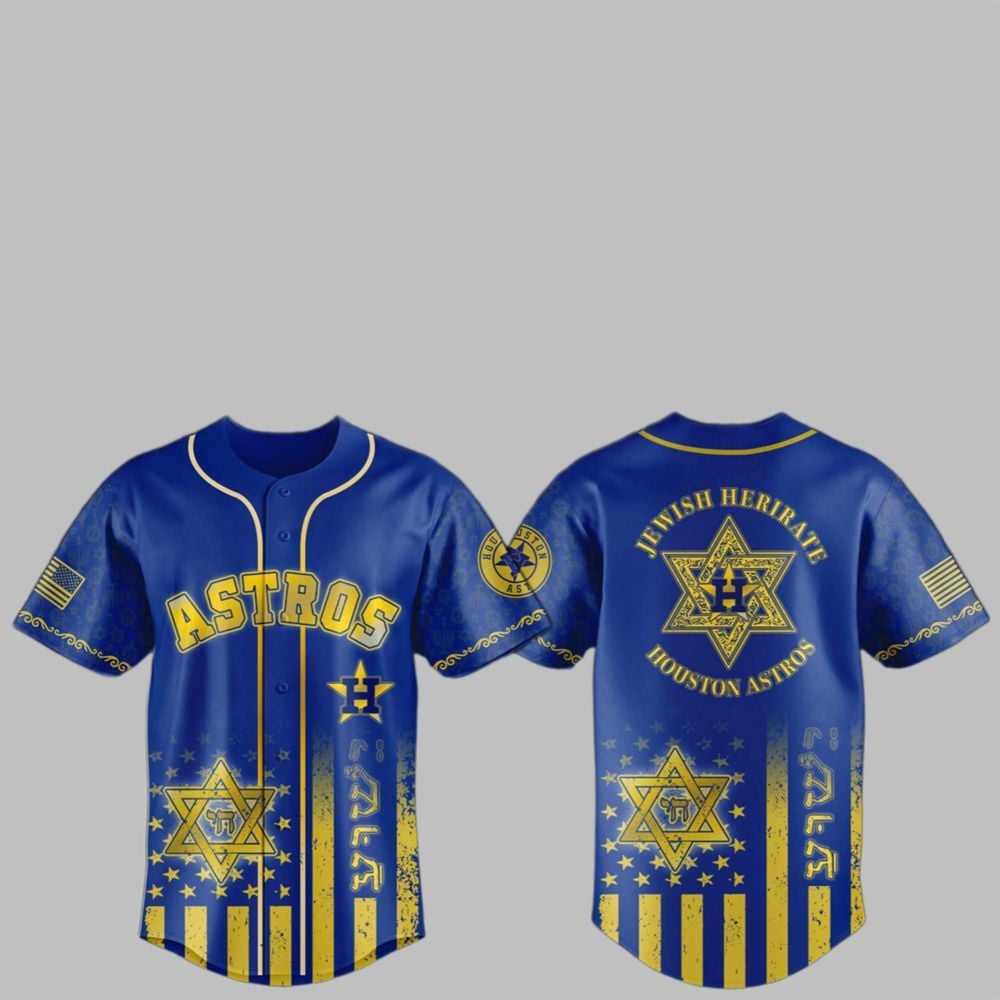 2025 Astros Jewish Heritage Night Jersey - Grishko.com T-Shirts, Hoodie, Sweatshirt | WearSparks.com (Image 1)